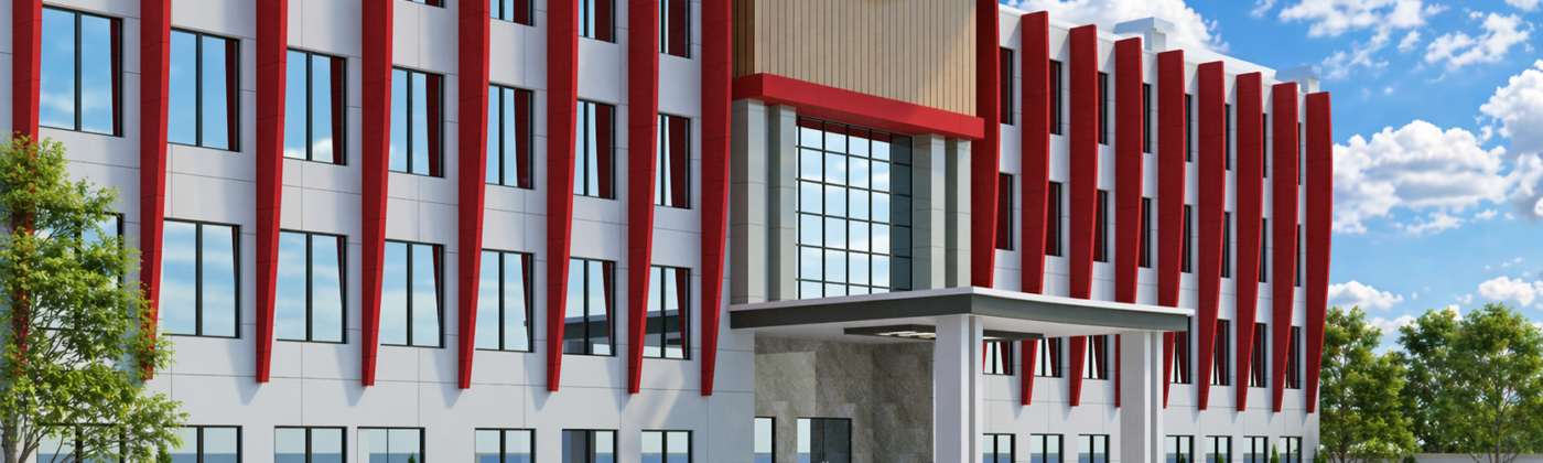 3D visualization for architects Pakistan — photorealistic building render by Studio3 before construction