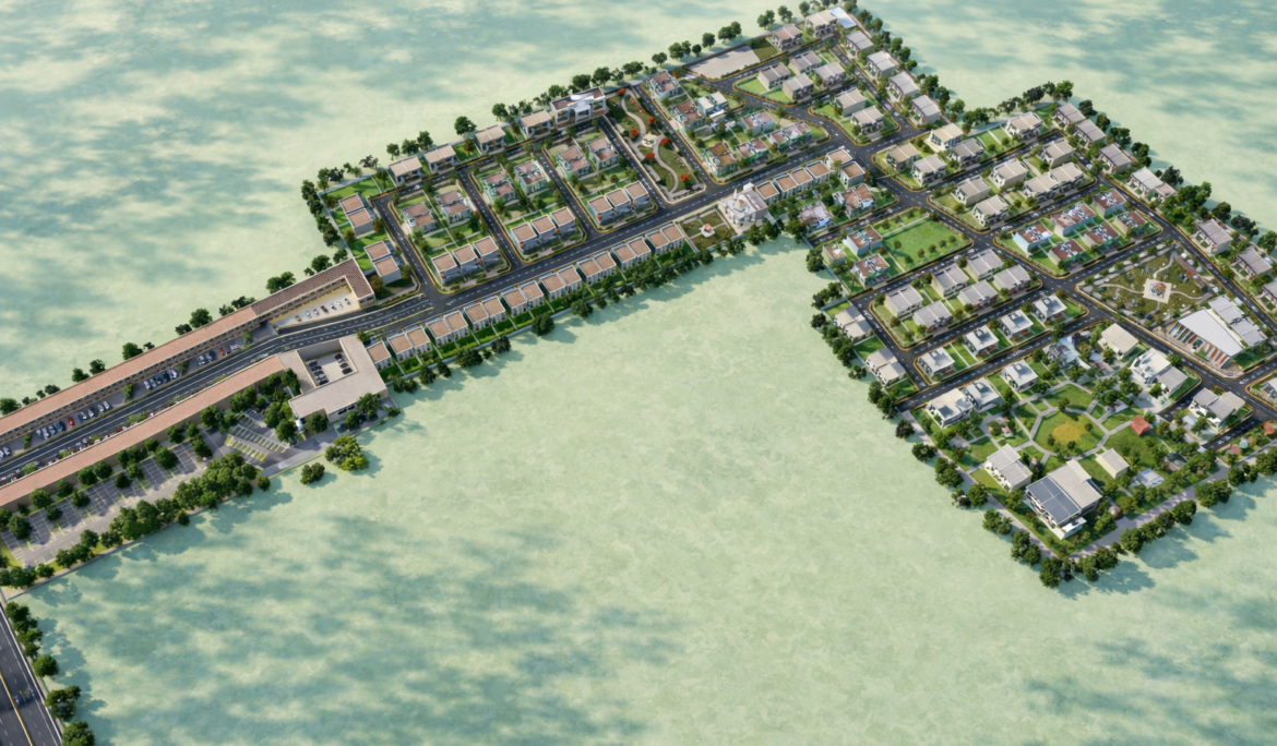 3D rendering for housing societies in Pakistan — master plan visualization by Studio3