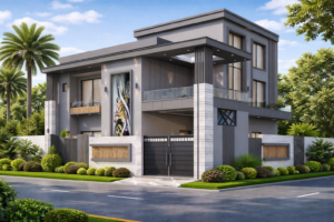 Best 3D architectural rendering services in Pakistan — photorealistic exterior visualization by Studio3