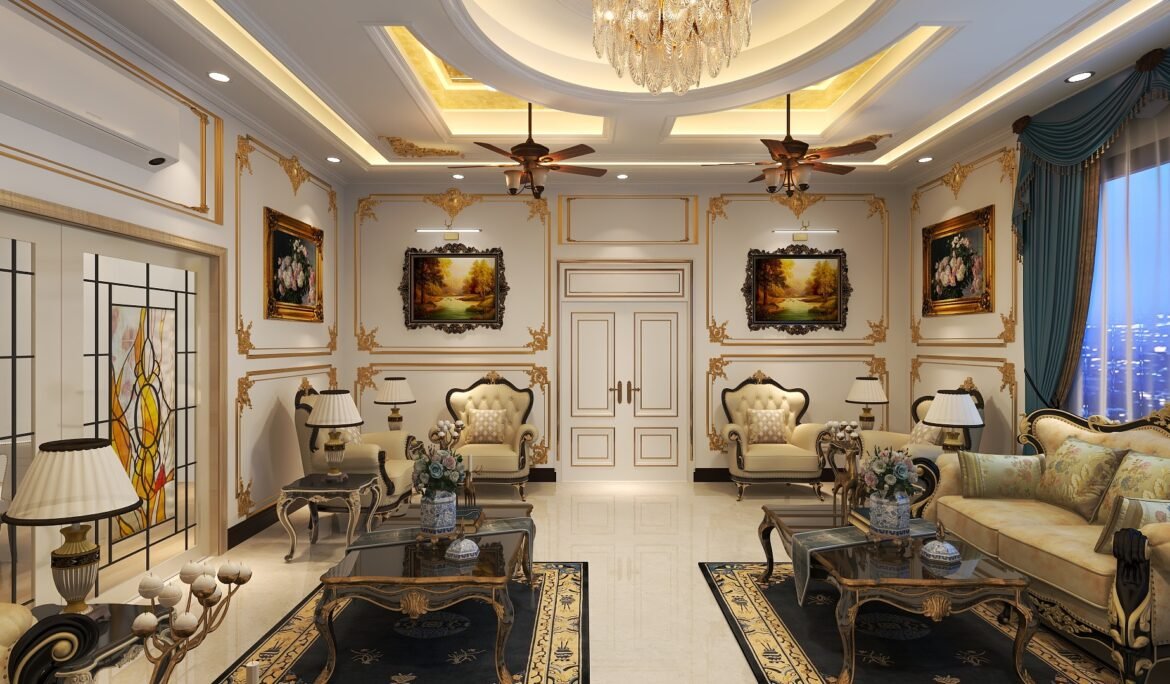 Interior design 3D rendering Pakistan — photorealistic living room visualization by Studio3