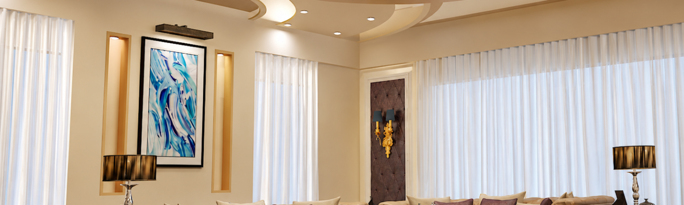 Photorealistic 3D interior design rendering of a luxury Saudi Arabian villa living room created by Studio3