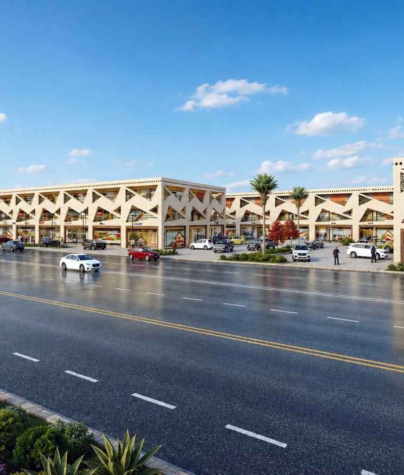 Commercial Plaza Rendering – Architectural Rendering Services