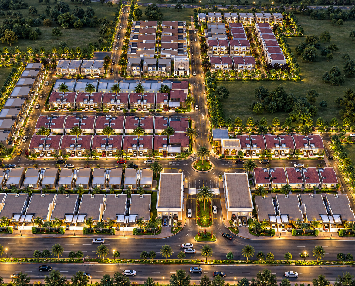 architectural-rendering-services-usa Architectural rendering services USA: 3D exterior render of a modern residential tower for pre-sale marketing
