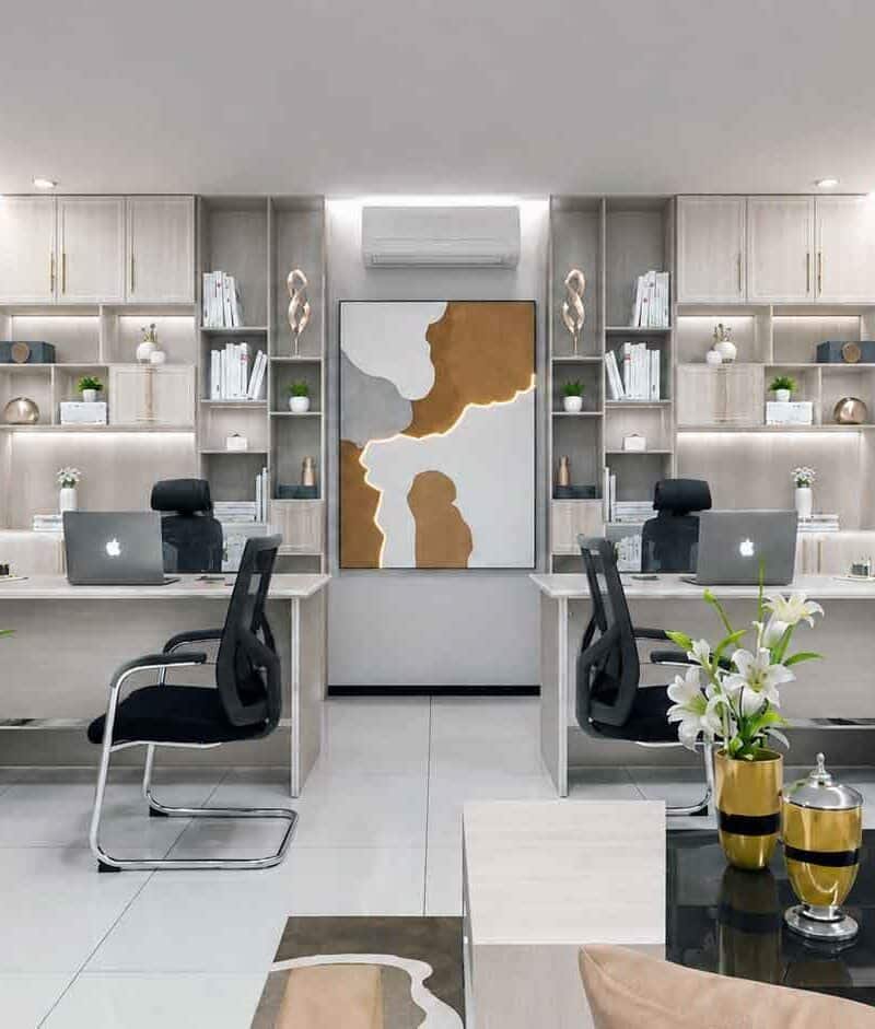 DHA Office Interior Design & Architectural Rendering